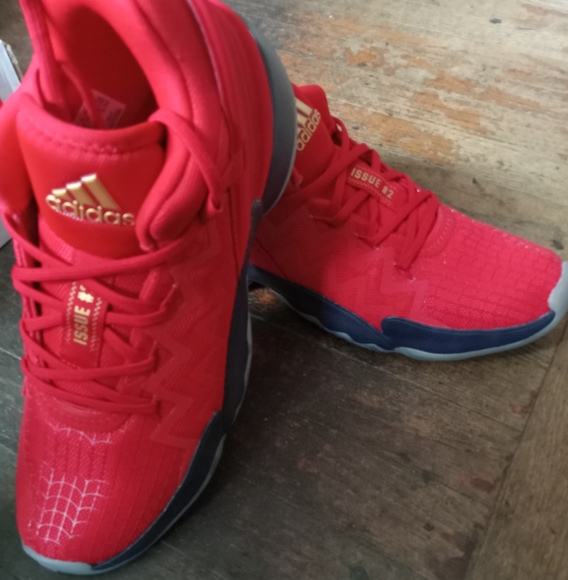 Adidas Red and Blue Marvel Spider Man Don Issue #2 - Picture 1 of 5